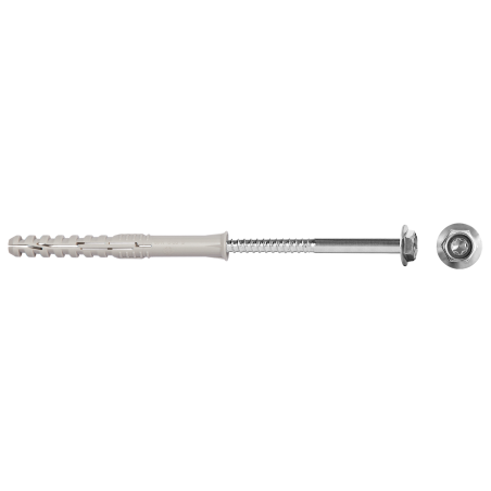 Produktbild Mulitfunktionsrahmendübel MFR 8 Senkbunddübel mit Sechskantschraube mit angepresster Scheibe, galvanisch verzinkt