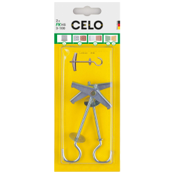 Produktbild Blister Federklappdübel FK-S mit Unterlegscheibe und Sechskantmutter