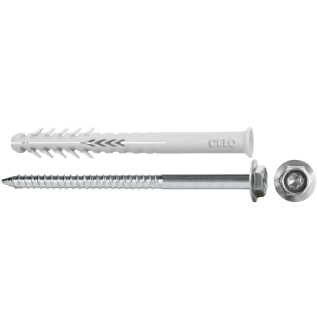 Produktbild Hohlblockrahmendübel HBR mit Sechskantschraube mit angepresster Scheibe