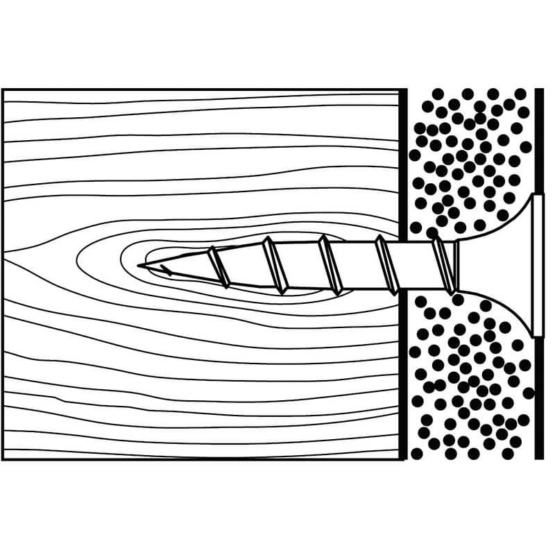 Schnellbauschraube / Trockenbauschraube SSG Einbauzeichnung bzw. Montagebild Schnellbauschraube / Trockenbauschraube SSG Einbauzeichnung bzw. Montagebild