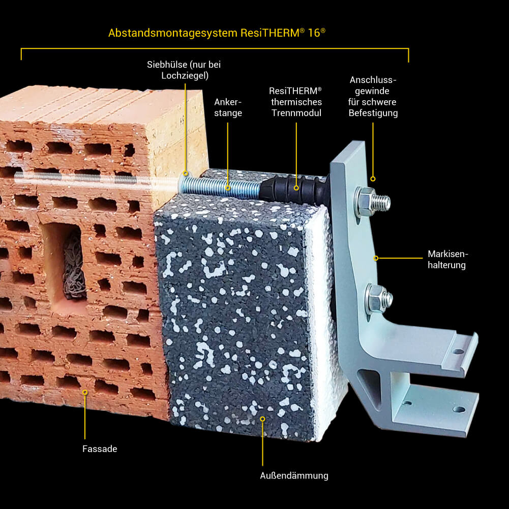 Abstandsmontagesystem ResiTHERM® 16