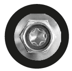 Multifunktionsschraube SSKS mit Sechskant und TX-Antrieb