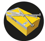 Vormontierte Schrauben und Dübel von CELO