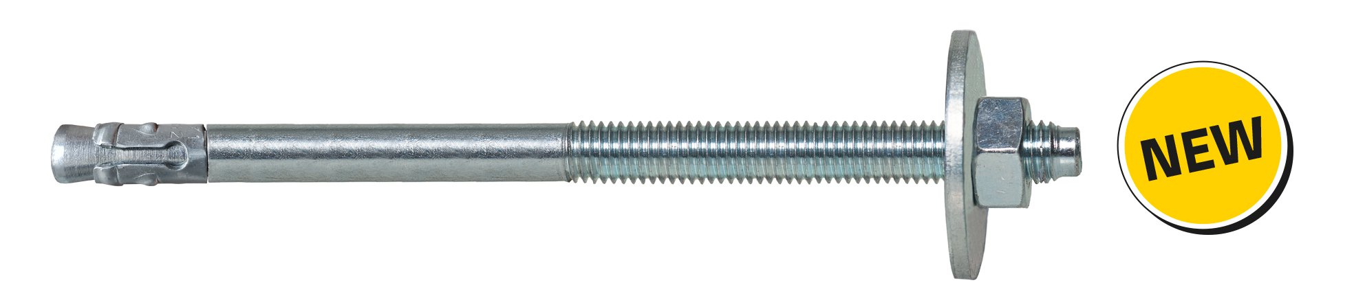 Neuer Blitzanker mit großer Unterlegscheibe und NEW-Siegel.