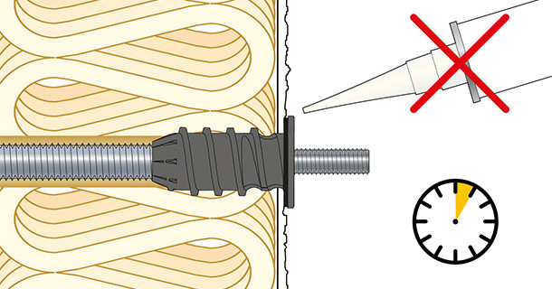 Zeit sparen in 4 Punkten - Abstandsmontage